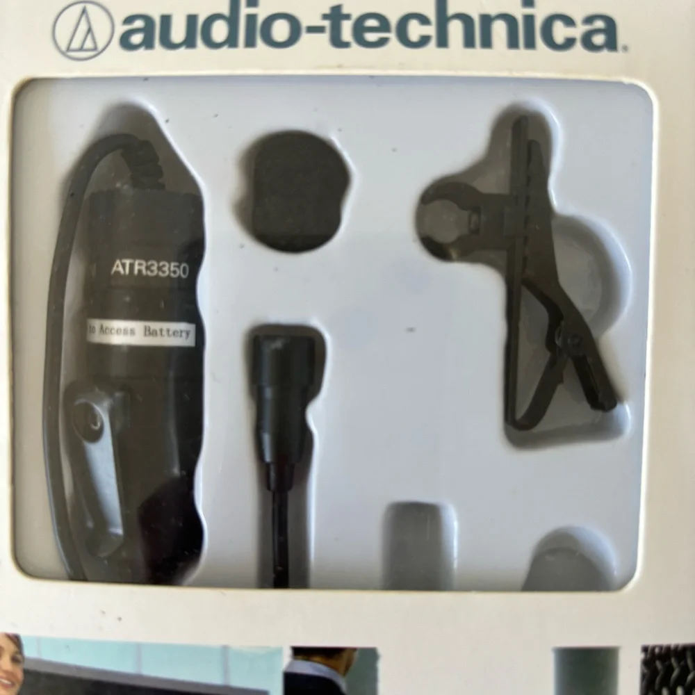 Audio-Technica ATR3350 Condenser Lavalier Microphone Wired 3.5mm New in Box